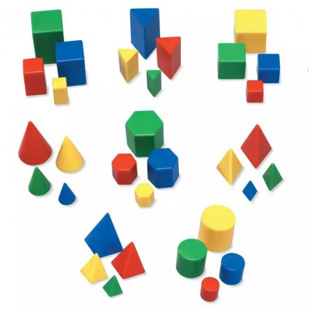 Развивающая игрушка Объемные геометрические фигуры Мини (32 элемента)