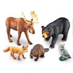 LER0787 Игровой набор "Животные леса" (5 элементов)