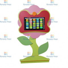 Интерактивная развивающая пристенная панель «Цветок»